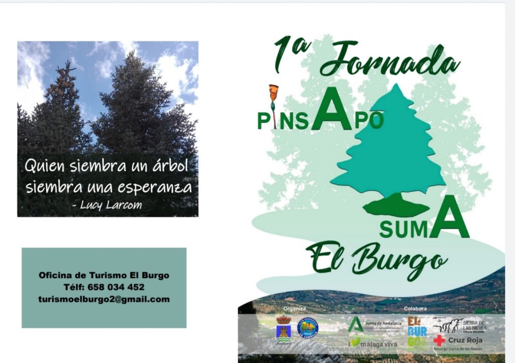 Cartel de las Jornadas del Pinsapo Suma en El Burgo