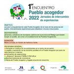 Cartel Encuentro Pueblo Acogedor en Cortes de la Frontera