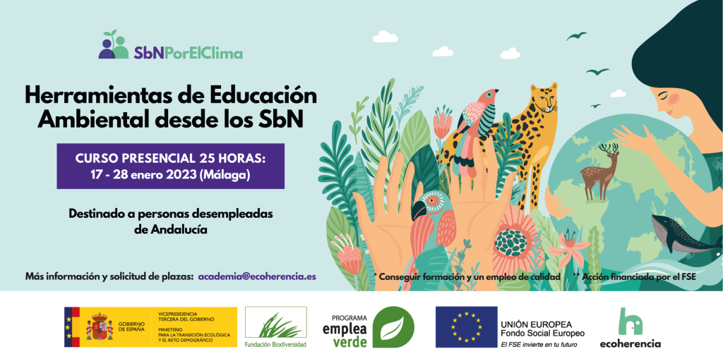 Cartel Herramientas de educación ambiental desde las SbN