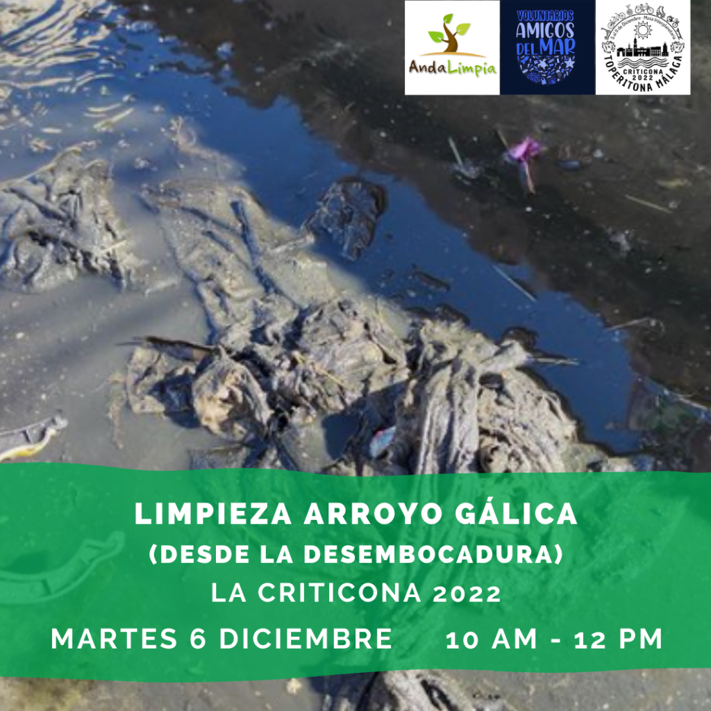 Cartel Limpieza en el Arroyo Gálica