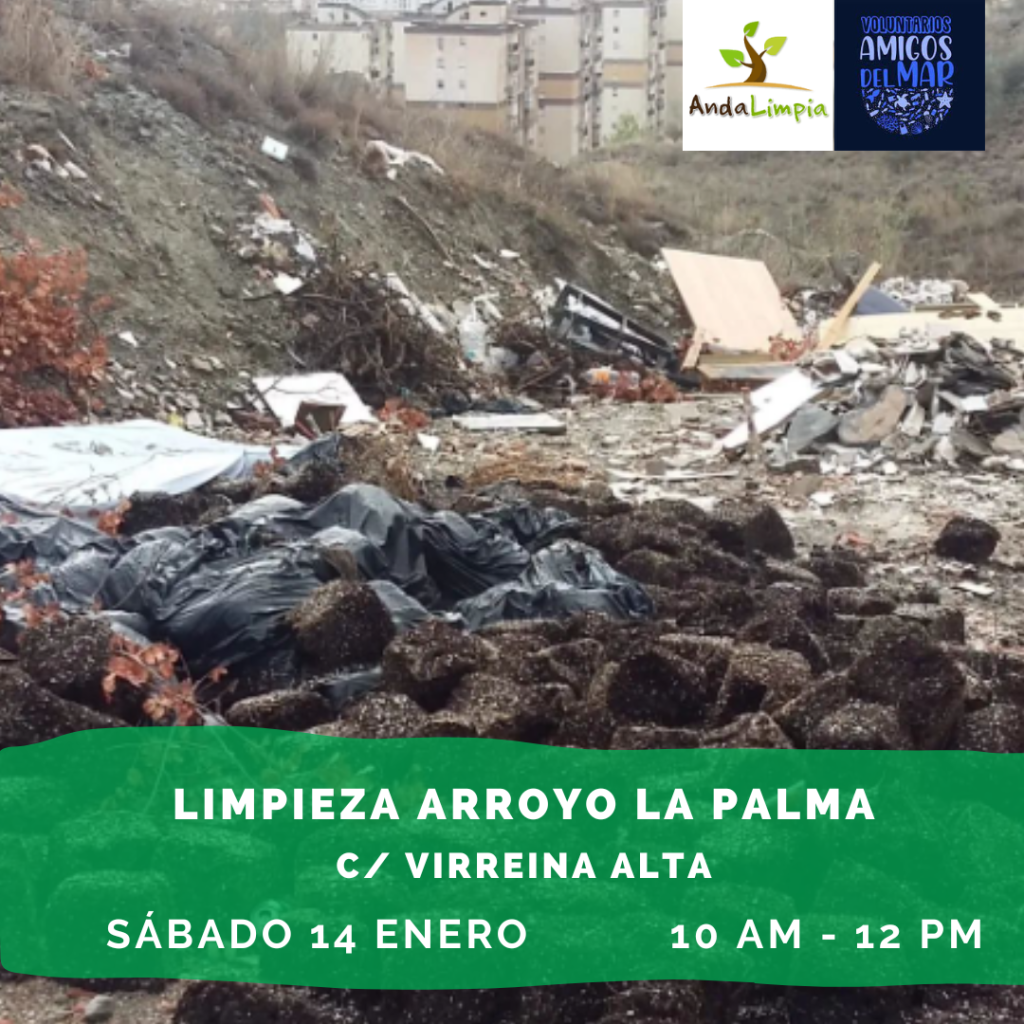 Cartel Limpieza en el Arroyo La Palma