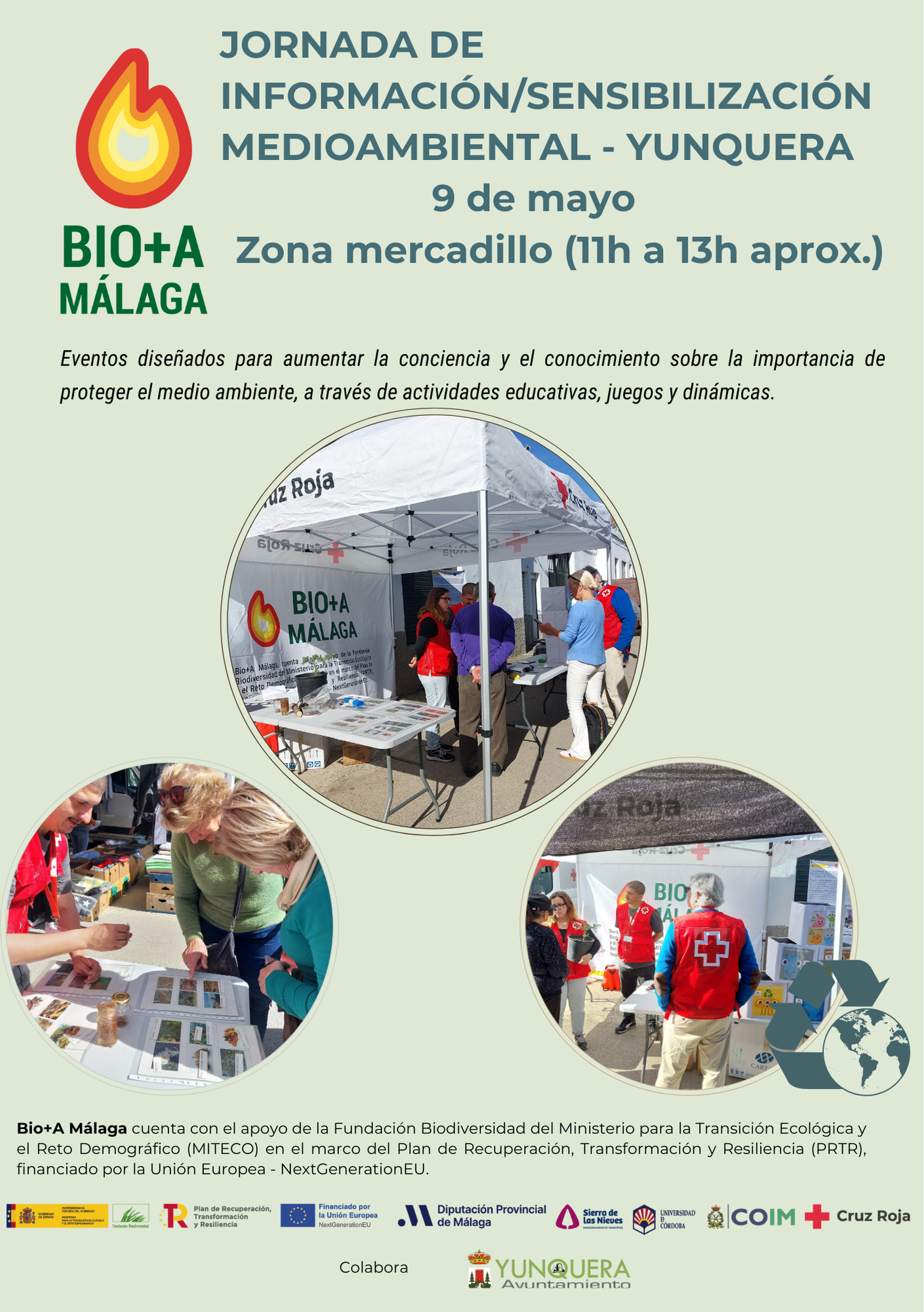 Cartel Jornada de sensibilización medioambiental