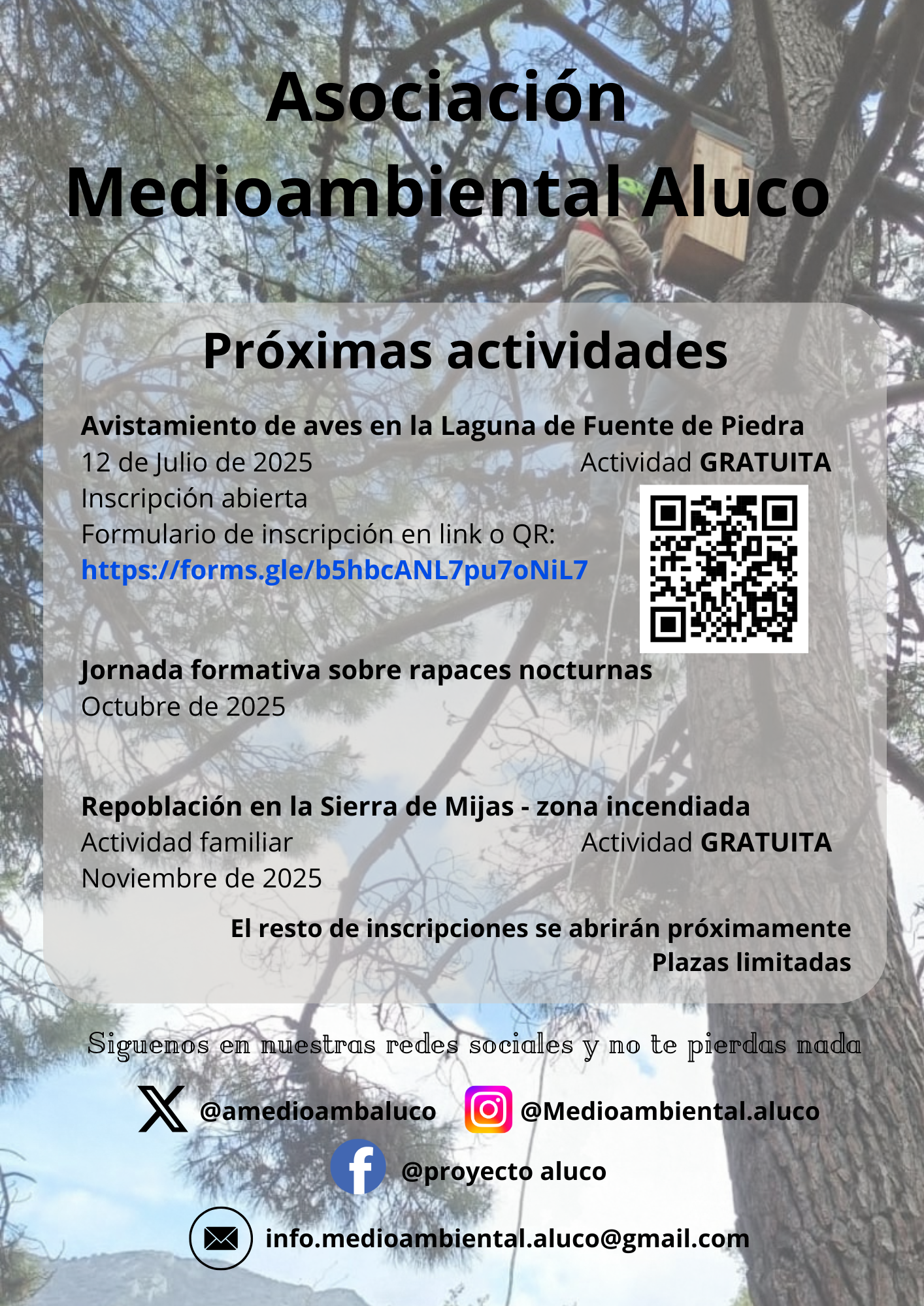 Cartel Visita ornitológica a la Laguna de Fuente de Piedra