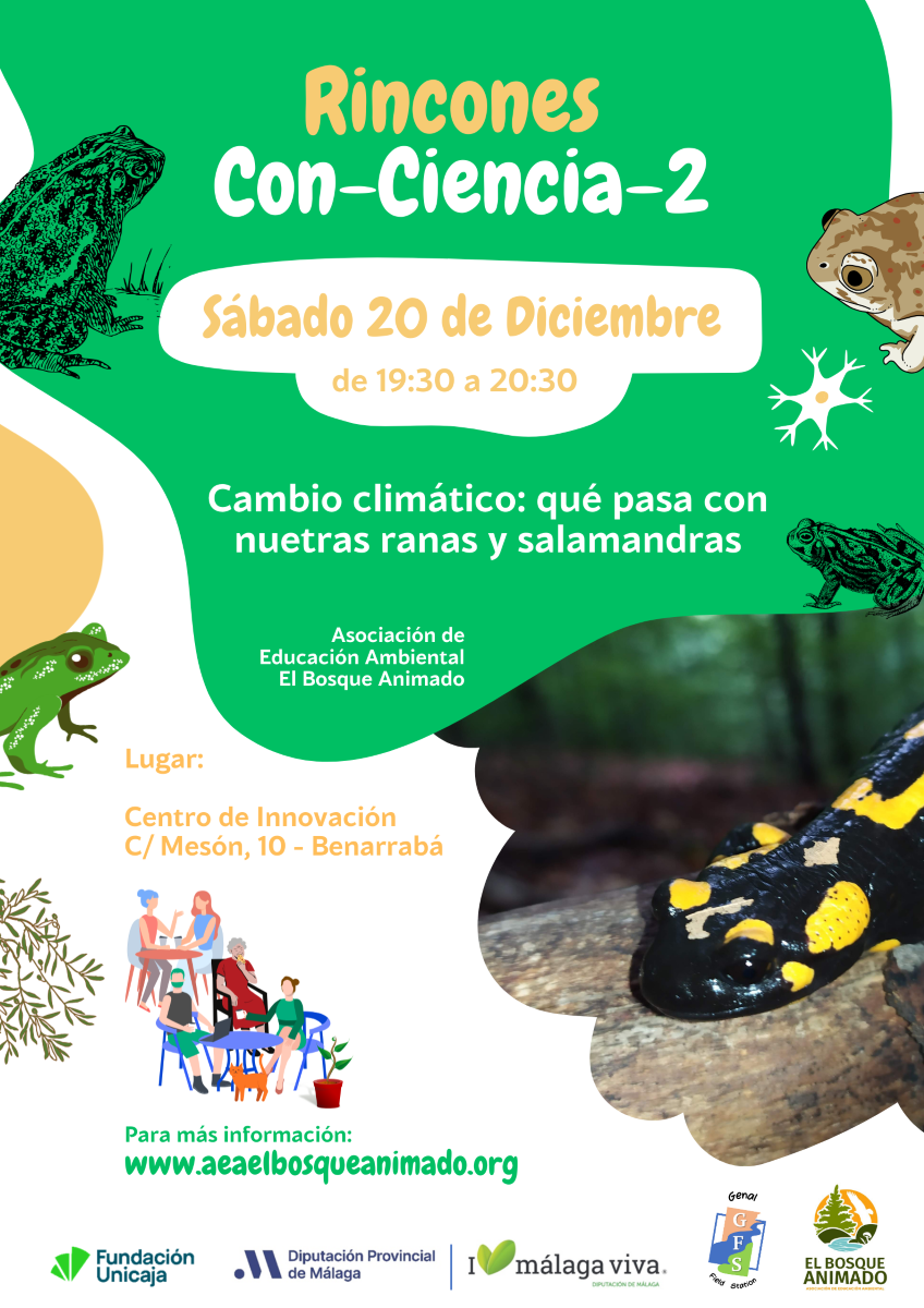 Cartel Rincones Con-Ciencia-2 Cambio climático Salamandras